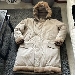 Vintage down/fur parka
